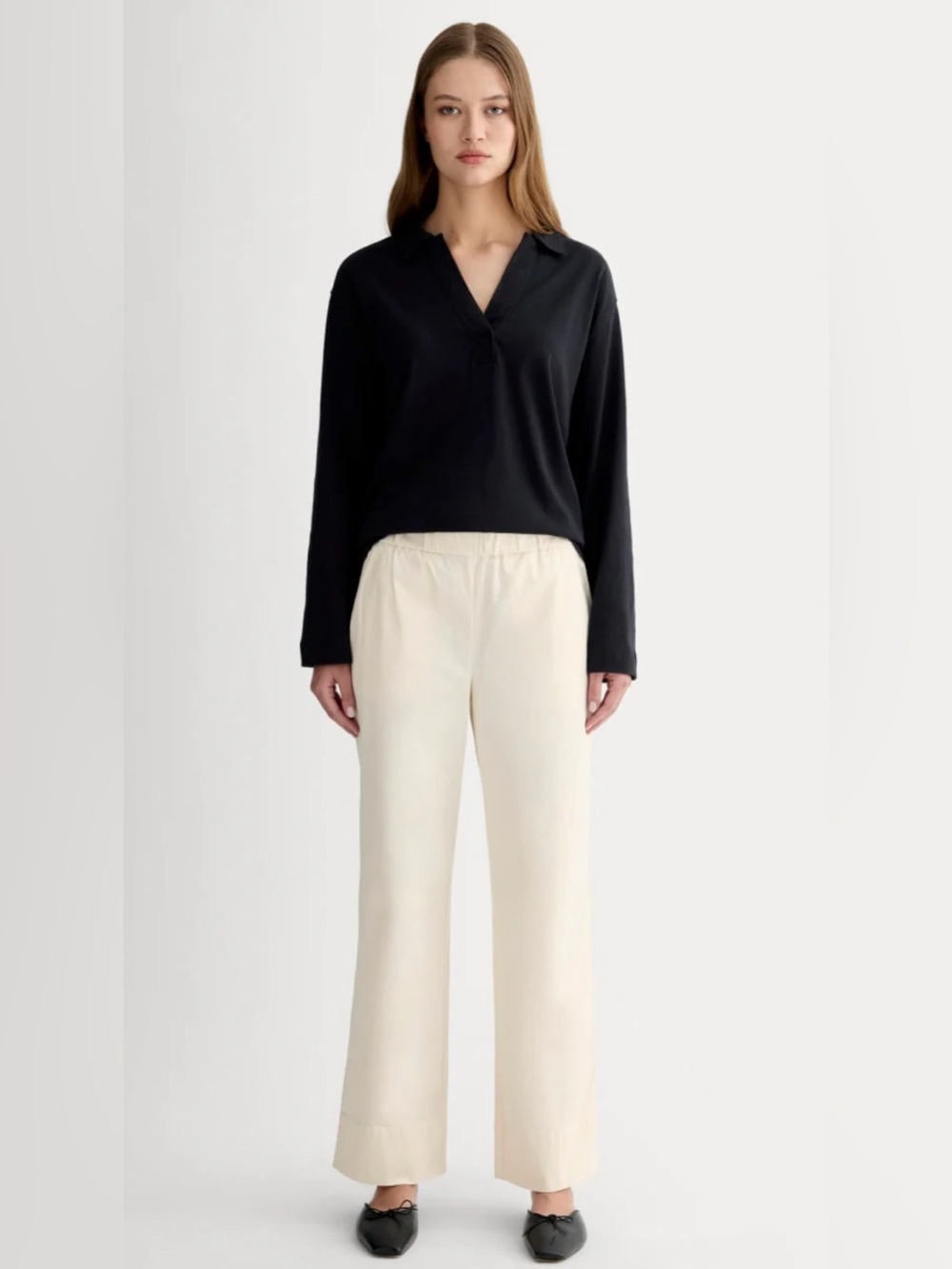 New Everlane THE EASY PANT in Canvas Size S